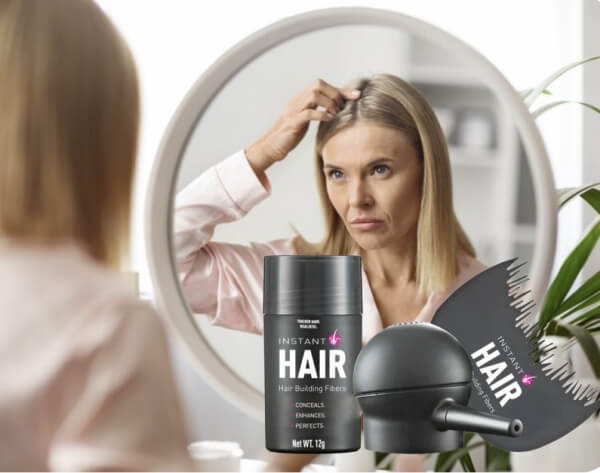 Instant Hair Κριτικές, Οδηγίες χρήσης, Παρενέργειες; 1 Instant Hair FIbers Σπρέι Ελλάδα - Τιμή κριτικεσ οδηγιες χρησης δοσολογια
